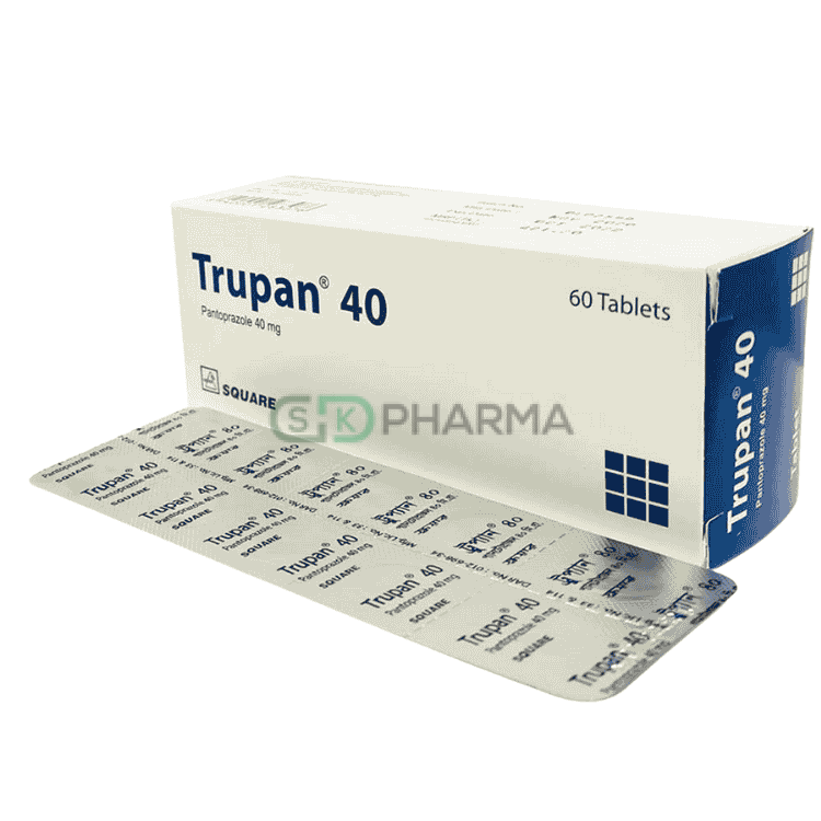 Trupan Tablet 40 mg (Pantoprazole Sodium)