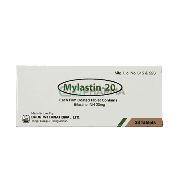 Mylastin Tablet 20 mg (Bilastine)