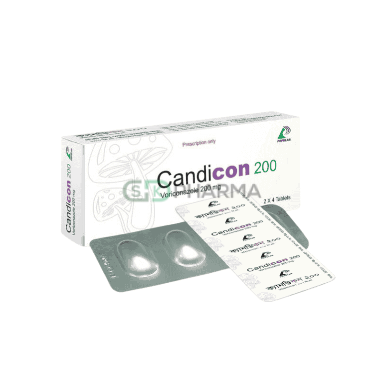 Candicon Tablet 200 mg (Voriconazole)