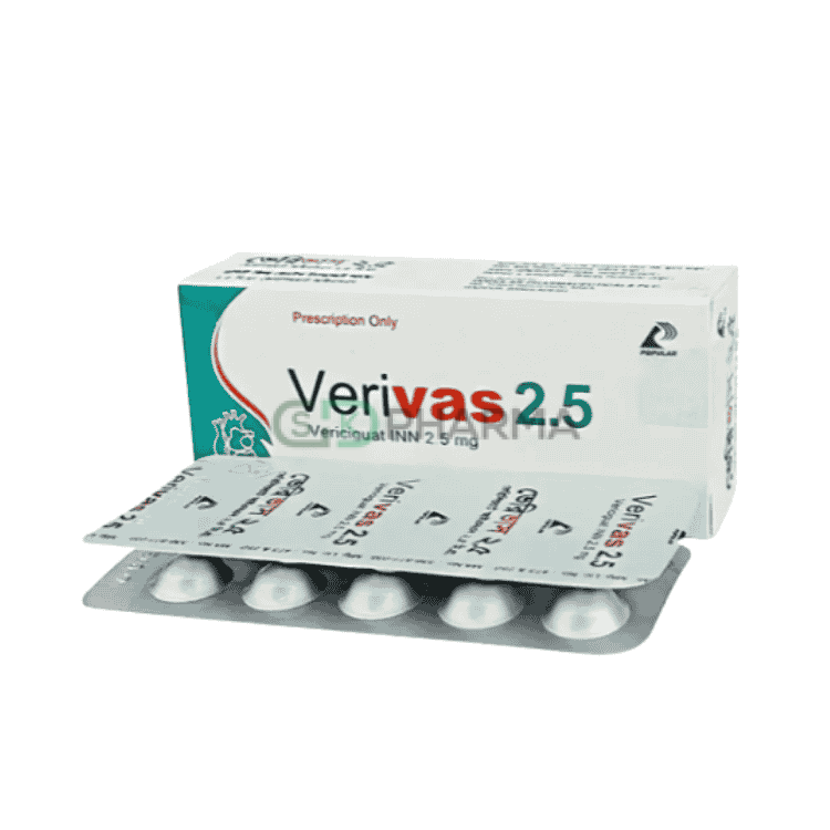 Verivas Tablet 2.5 mg (Vericiguat)