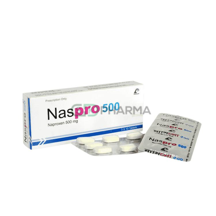 Naspro Tablet 500 mg (Naproxen Sodium)