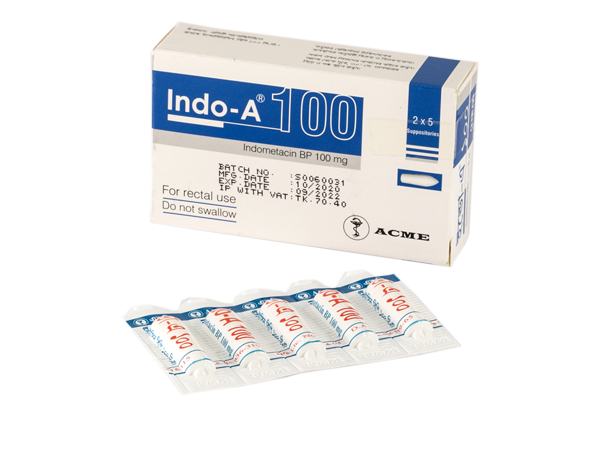 Indo-A Suppository (Indomethacin 100 mg)