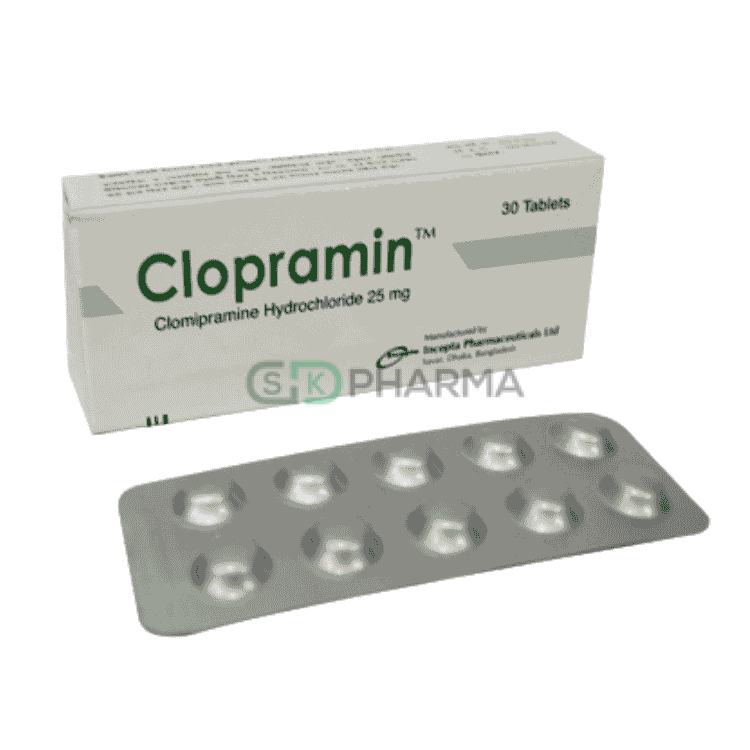 Clopramin Tablet 25 mg (Clomipramine Hydrochloride)