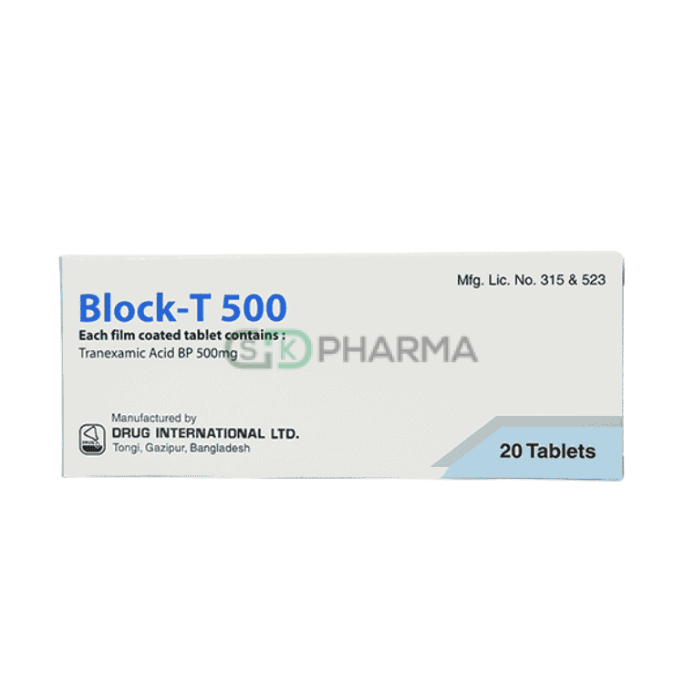 Block-T Tablet 500 mg (Tranexamic Acid)