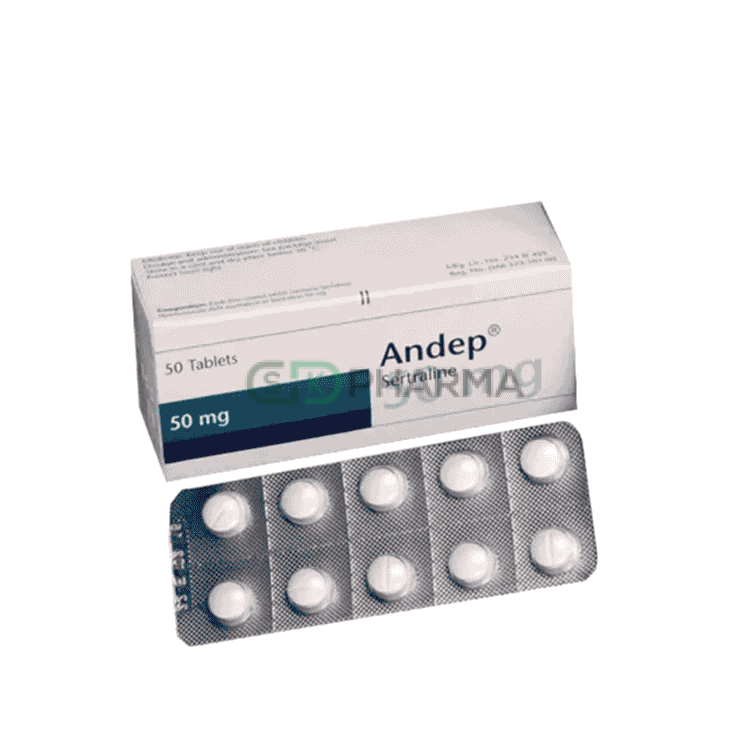 Andep Tablet 50 mg (Sertraline Hydrochloride)
