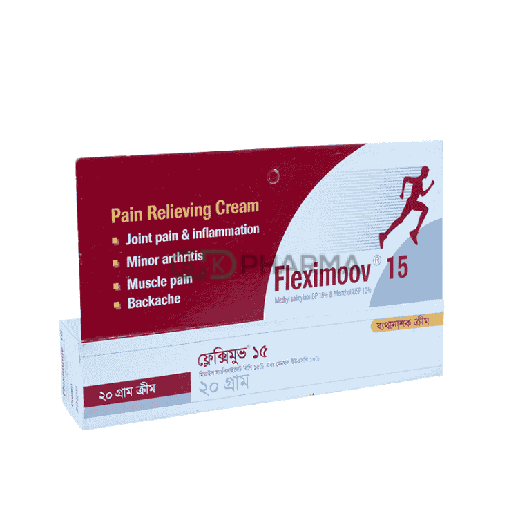 Fleximoov Cream 15%+10% (Methyl Salicylate + Menthol)