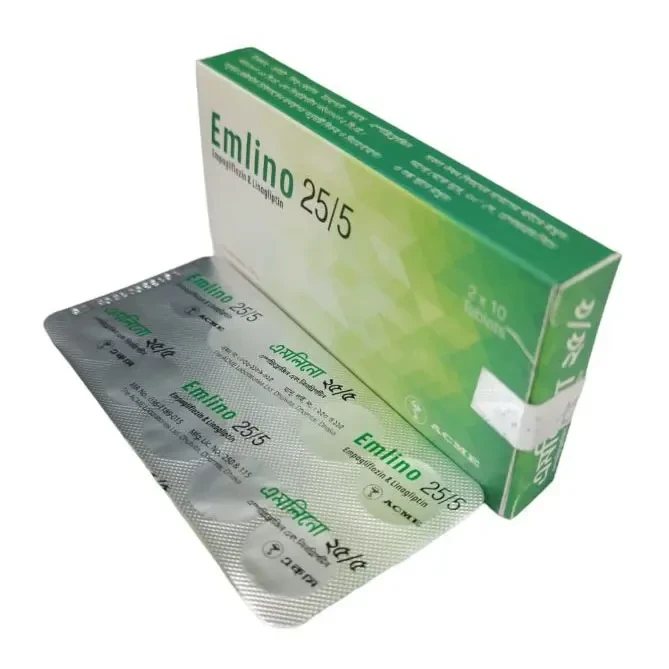 Emlino Tablet (10 tablets Strip), Empagliflozin + Linagliptin 25 mg+5 mg