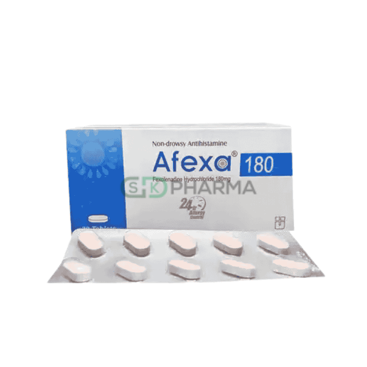 Afexa Tablet 180 mg (Fexofenadine Hydrochloride)