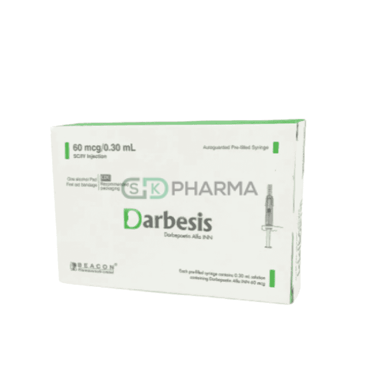 Darbesis Injection 60 mcg/0.3 ml (Darbepoetin Alfa)