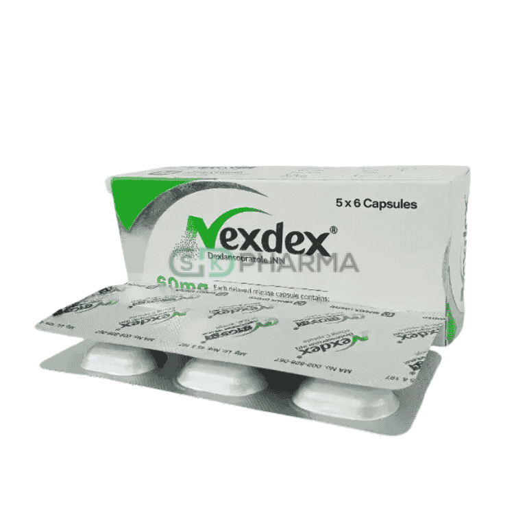 Nexdex Capsule 60 mg (Dexlansoprazole)