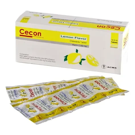 Cecon Chewable Tablet, Vitamin C [Ascorbic acid] 250 mg