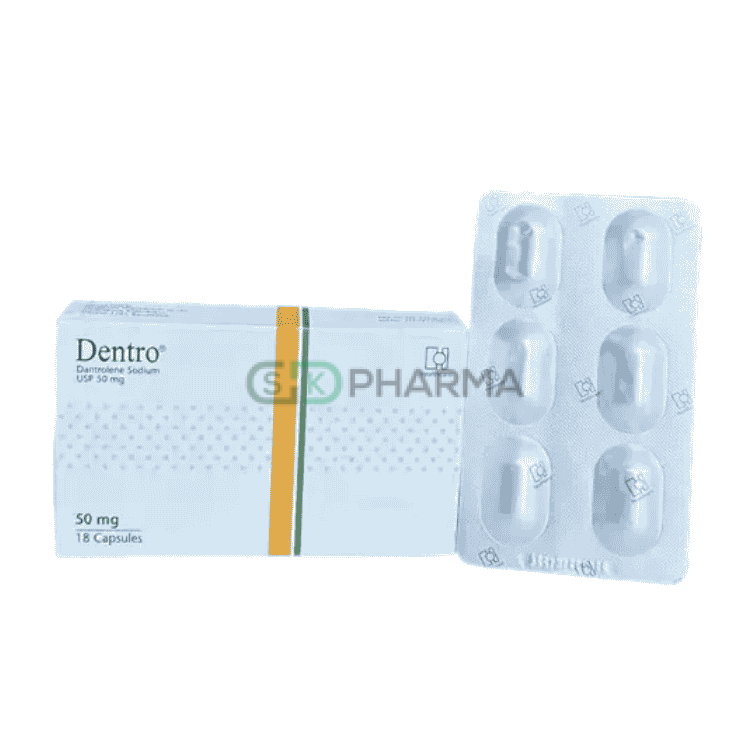 Dentro Capsule 50 mg (Dantrolene Sodium)