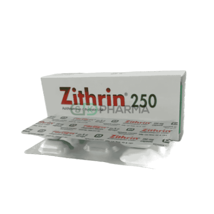 Zithrin Capsule 250 mg (Azithromycin Dihydrate)