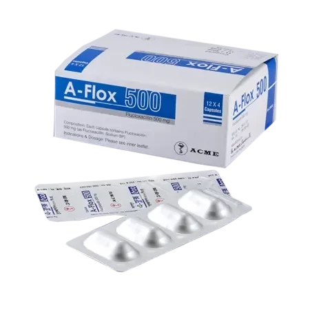 A-Flox Capsule, Flucloxacillin Sodium 500 mg