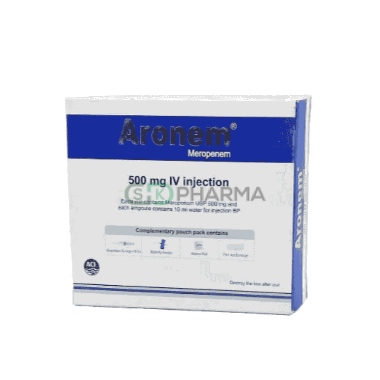 Aronem Injection 500 mg/vial (Meropenem Trihydrate)