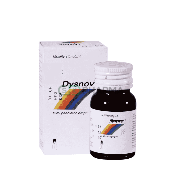 Dysnov Pediatric Drop 5 mg/ml (Domperidone Maleate)