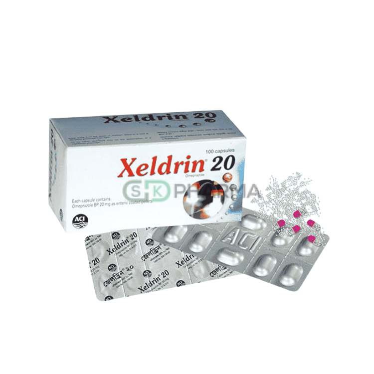 Xeldrin Capsule 20 mg (Omeprazole)