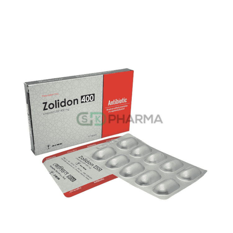 Zolidon Tablet 400 mg (Linezolid)