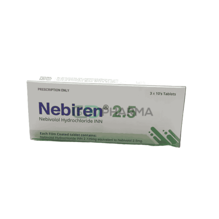 Nebiren Tablet 2.5 mg (Nebivolol Hydrochloride)