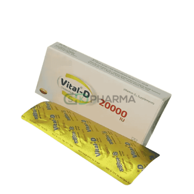 Vital-D Capsule 20000 IU (Cholecalciferol [Vitamin D3])