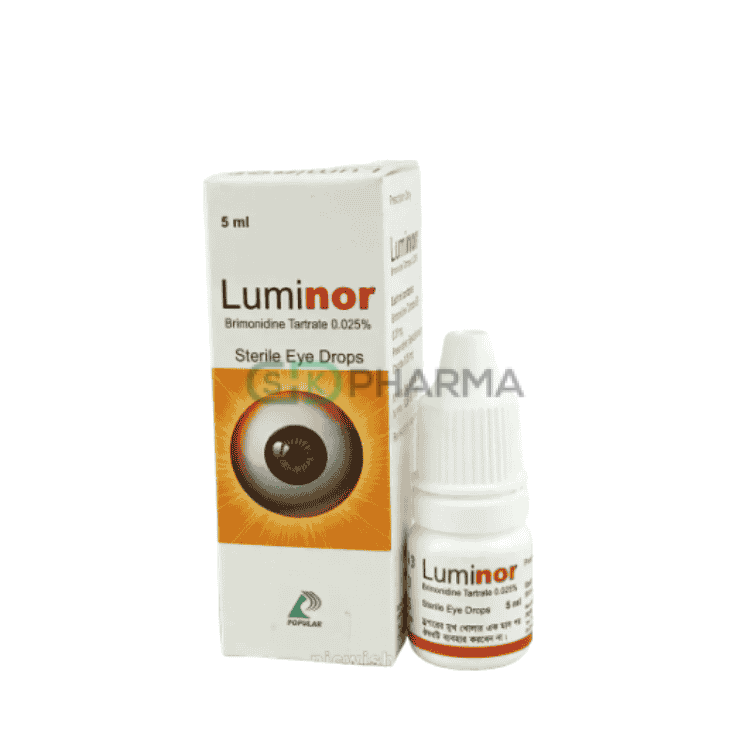 Luminor Eye Drop 0.03% (Brimonidine Tartrate)