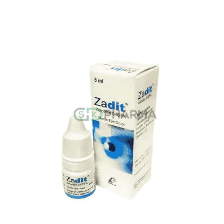Zadit Eye Drop 0.03% (Ketotifen Fumarate (Ophthalmic))