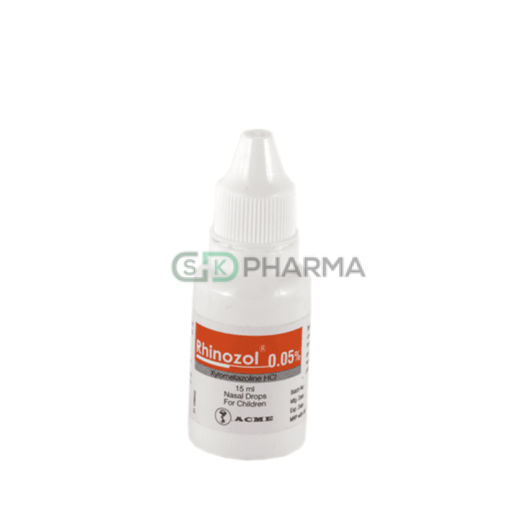 Rhinozol Nasal Drop 0.05% (Xylometazoline Hydrochloride)
