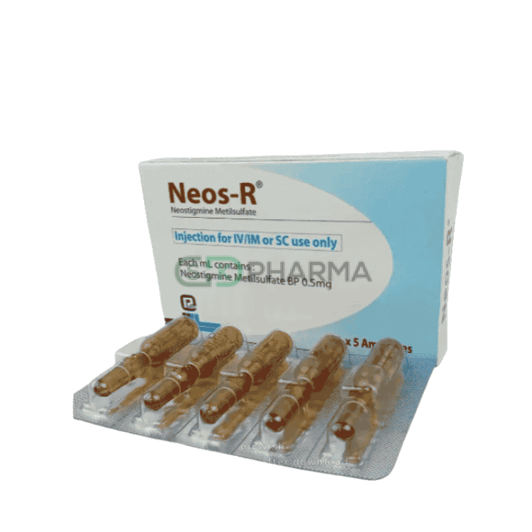 Neos-R Injection 0.5 mg/ml (Neostigmine Methylsulphate)
