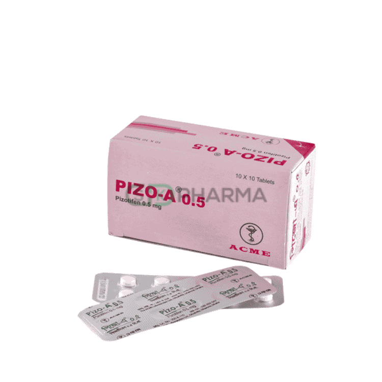 Pizo-A Tablet 0.5 mg (Pizotifen)