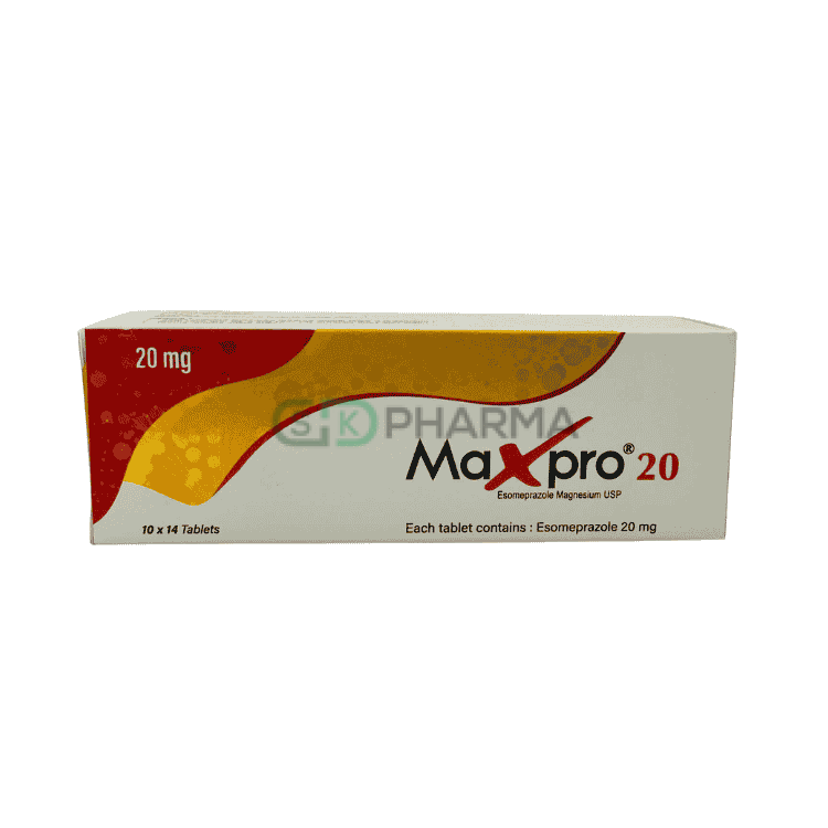 Maxpro Tablet 20 mg (Esomeprazole)