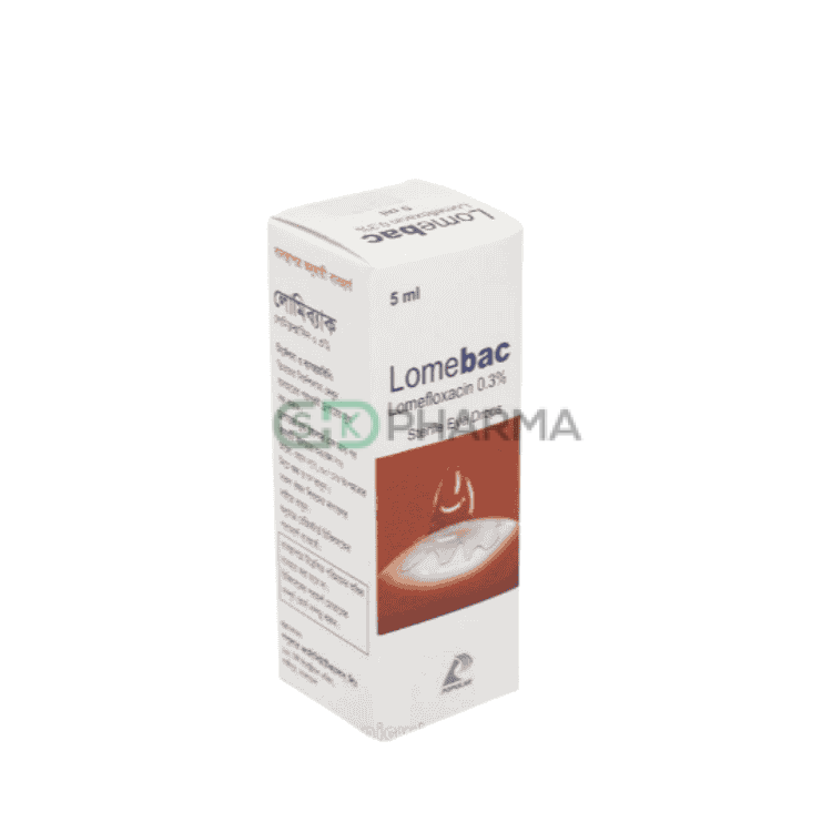 Lomebac Eye Drop 0.30% (Lomefloxacin)