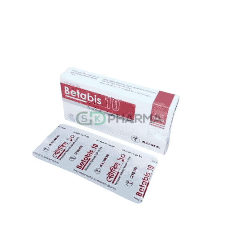 Betabis Tablet 10 mg (Bisoprolol Fumarate)