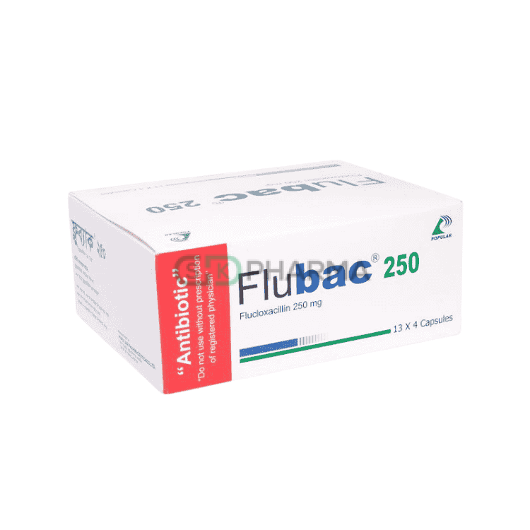 Flubac Capsule 500 mg (Flucloxacillin Sodium)