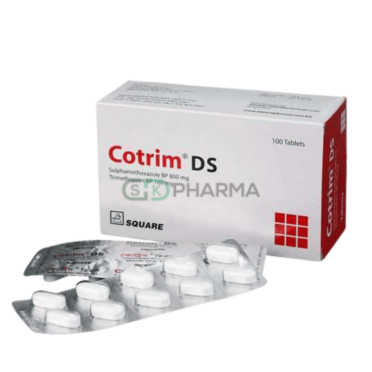 Cotrim DS Tablet 800 mg+160 mg (Sulphamethoxazole + Trimethoprim)