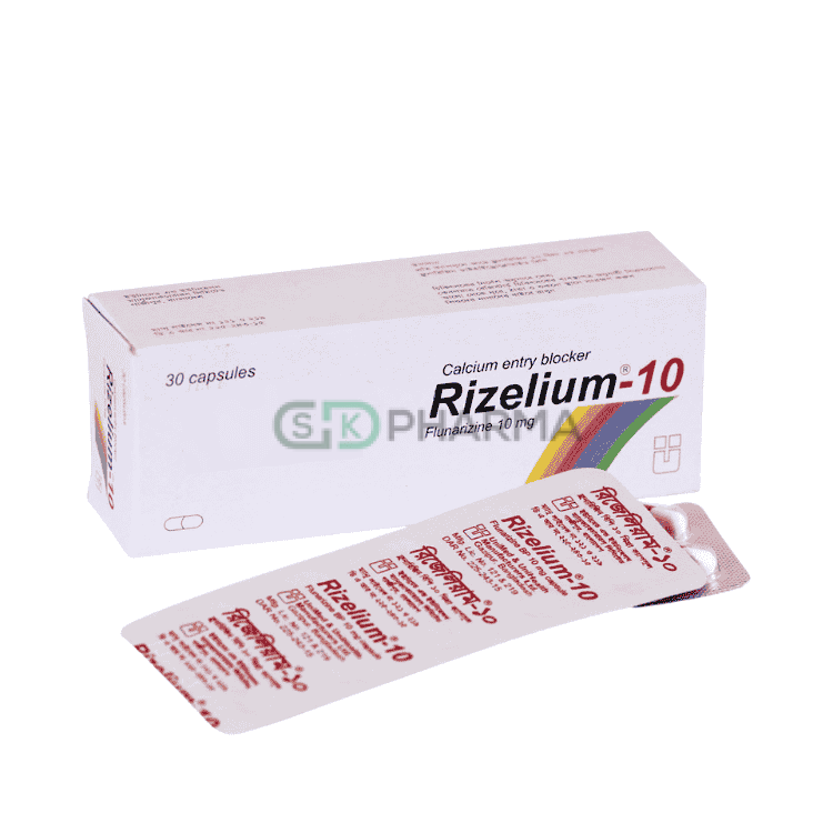 Rizelium Capsule 10 mg (Flunarizine)