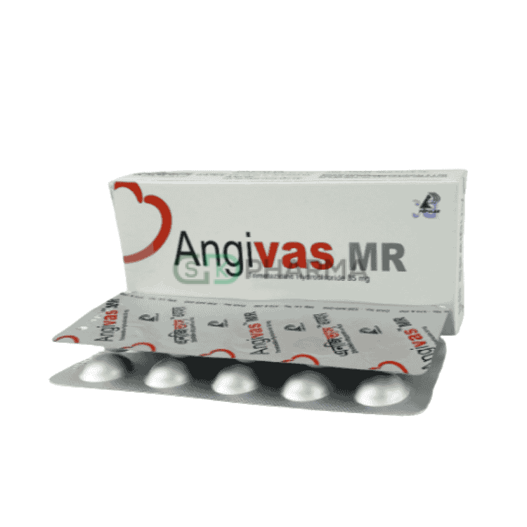 Angivas MR Tablet 35 mg (Trimetazidine Dihydrochloride)