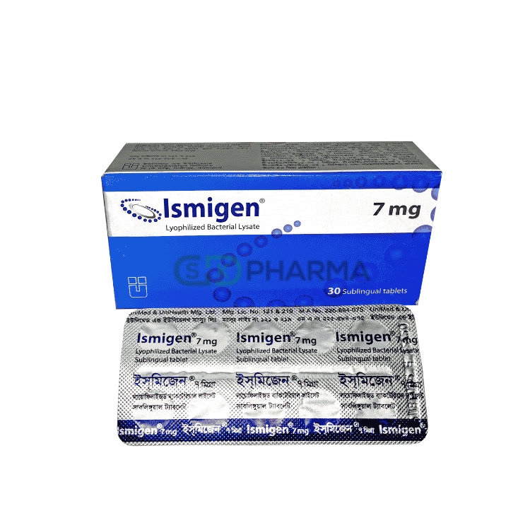 Ismigen Tablet 7 mg (Lyophilized Bacterial Lysates)