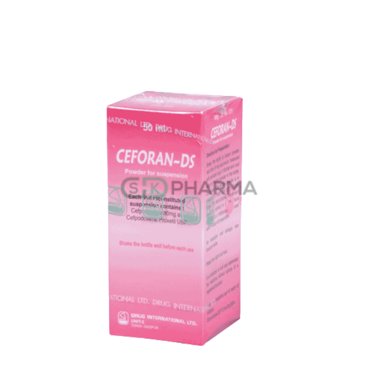 Ceforan DS Suspension 80 mg/5 ml (Cefpodoxime Proxetil)