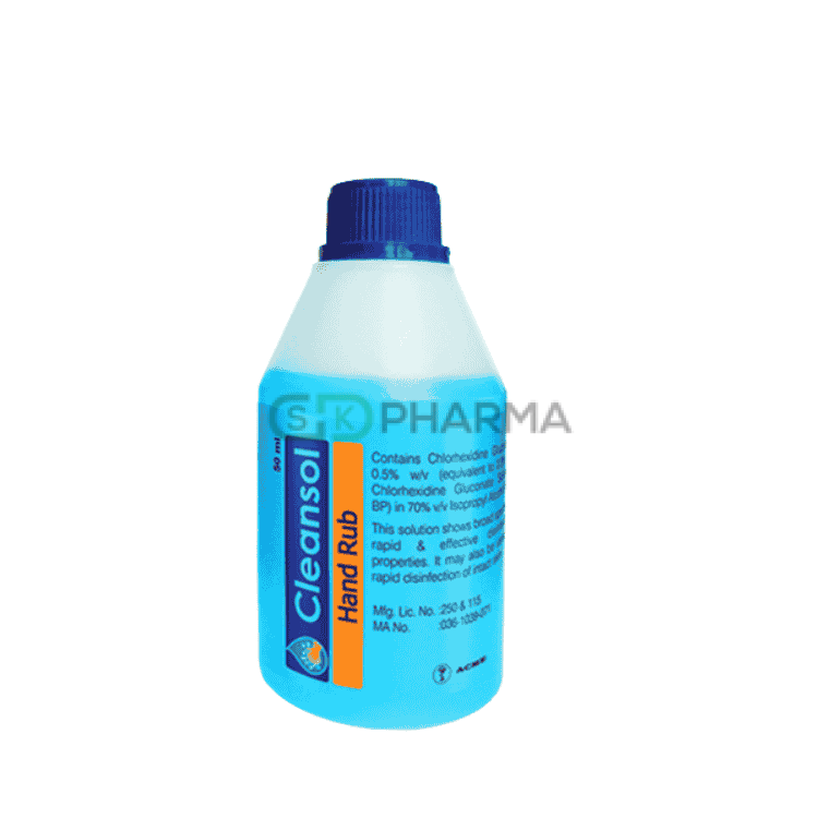Cleansol Hand Rub 0.5%+70% (Chlorhexidine Gluconate + Isopropyl alcohol)