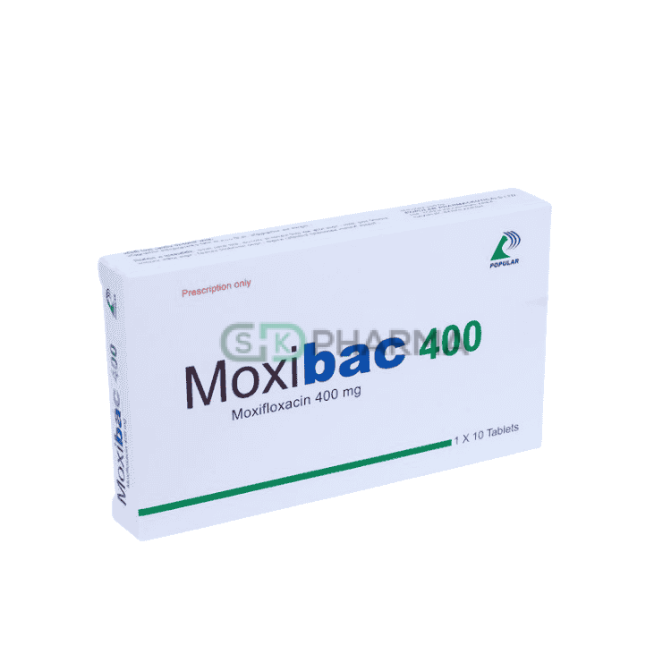 Moxibac Tablet 400 mg (Moxifloxacin Hydrochloride (Tablet))