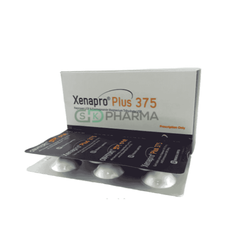 Xenapro Plus Tablet 375 mg+20 mg (Naproxen Sodium + Esomeprazole Magnesium)