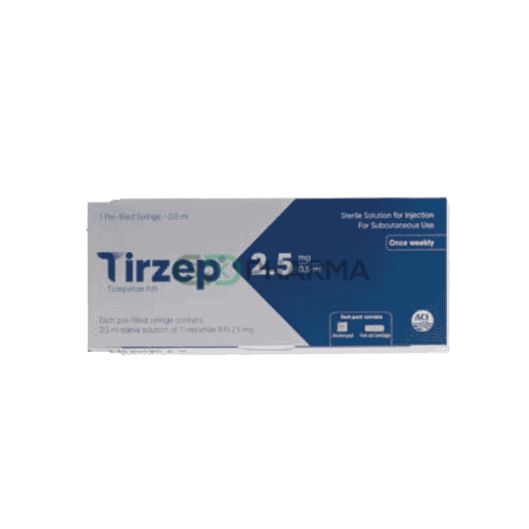 Tirzep Injection 2.5 mg/0.5 ml (Tirzepatide)