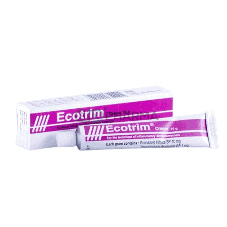 Ecotrim Cream 1%+0.1% (Econazole Nitrate + Triamcinolone Acetonide)