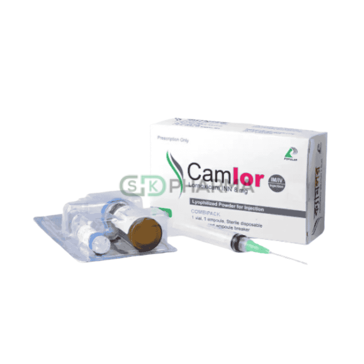 Camlor Injection 8 mg/2 ml (Lornoxicam)