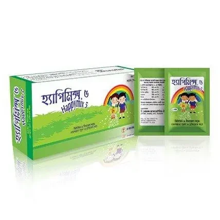 Happymix-5 Oral Powder (30's Pack), Iron + Folic Acid + Vitamin A + Vitamin C + Zinc 1 gm/sachet