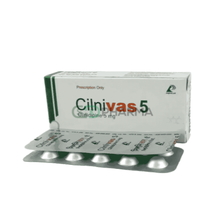 Cilnivas Tablet 5 mg (Cilnidipine)