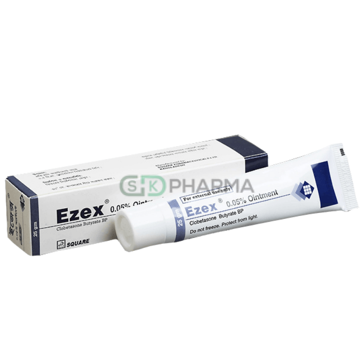 Ezex Ointment 0.05% (Clobetasone Butyrate)