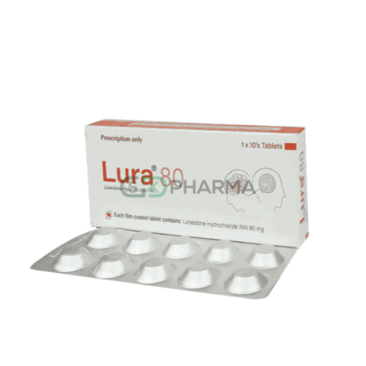 Lura Tablet 80 mg (Lurasidone Hydrochloride)