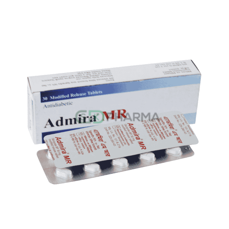 Admira MR Tablet (Modified Release) 60 mg (Gliclazide)