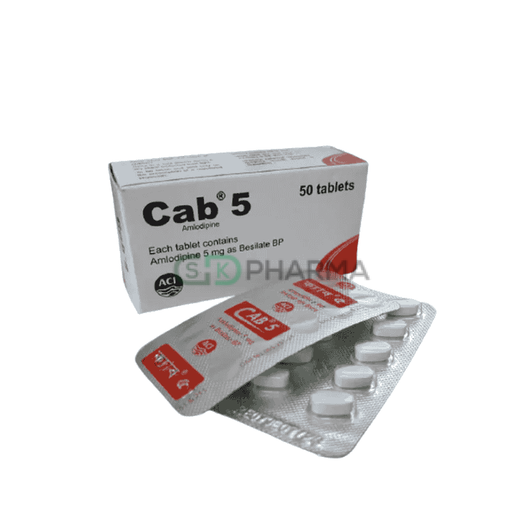 Cab Tablet 5 mg (Amlodipine Besilate)